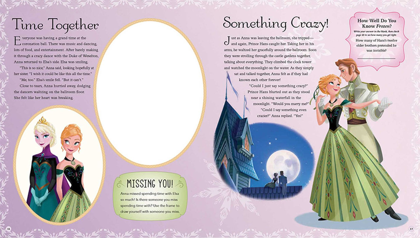 Disney Frozen: Elsa and Anna's Guide to Arendelle: An Explore-and-Create Activity Book and Play Set