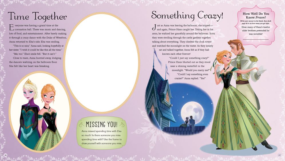 Disney Frozen: Elsa and Anna's Guide to Arendelle: An Explore-and-Create Activity Book and Play Set
