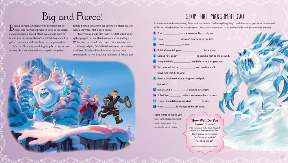 Disney Frozen: Elsa and Anna's Guide to Arendelle: An Explore-and-Create Activity Book and Play Set