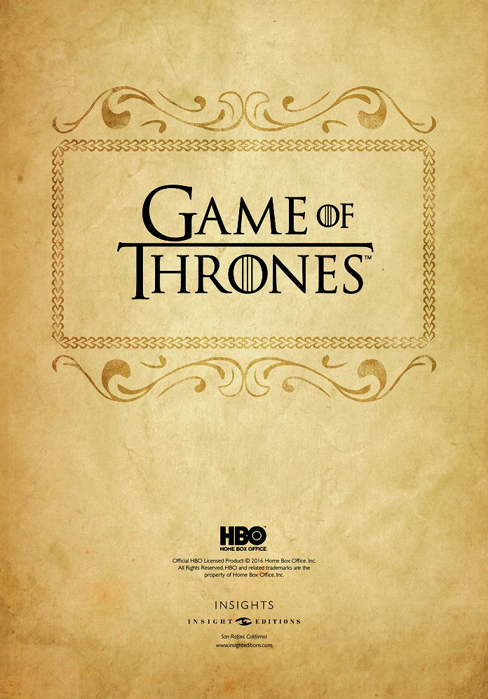 Game of Thrones: Deluxe Hardcover Sketchbook