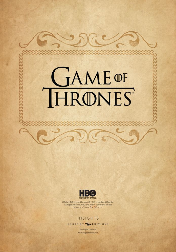Game of Thrones: Deluxe Hardcover Sketchbook