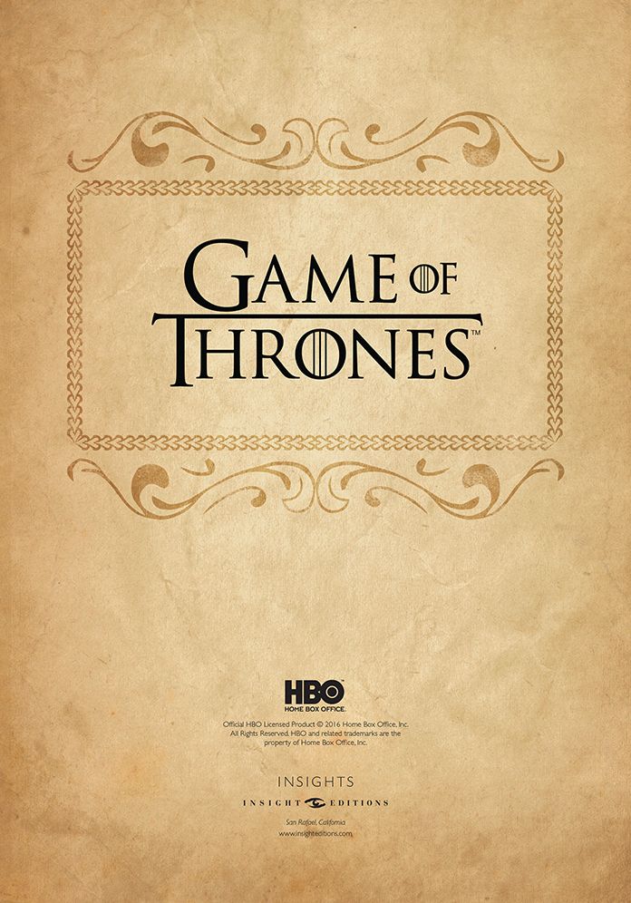 Game of Thrones: Deluxe Hardcover Sketchbook