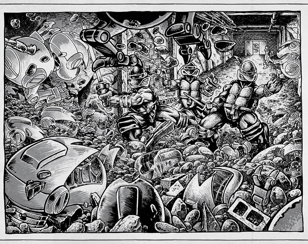 Teenage Mutant Ninja Turtles: Classic Hardcover Ruled Journal