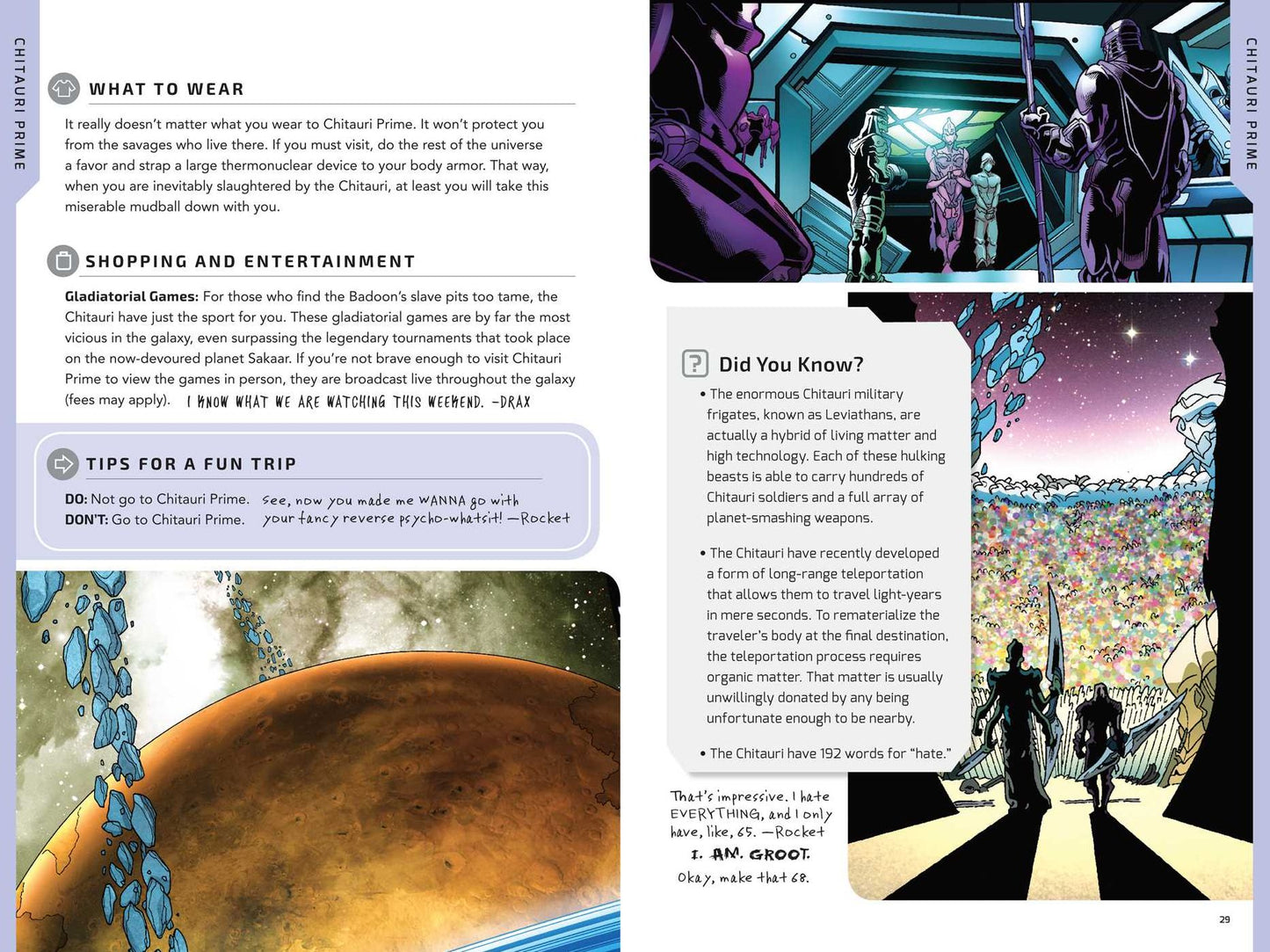 Hidden Universe Travel Guides: The Complete Marvel Cosmos: With Notes by the Guardians of the Galaxy