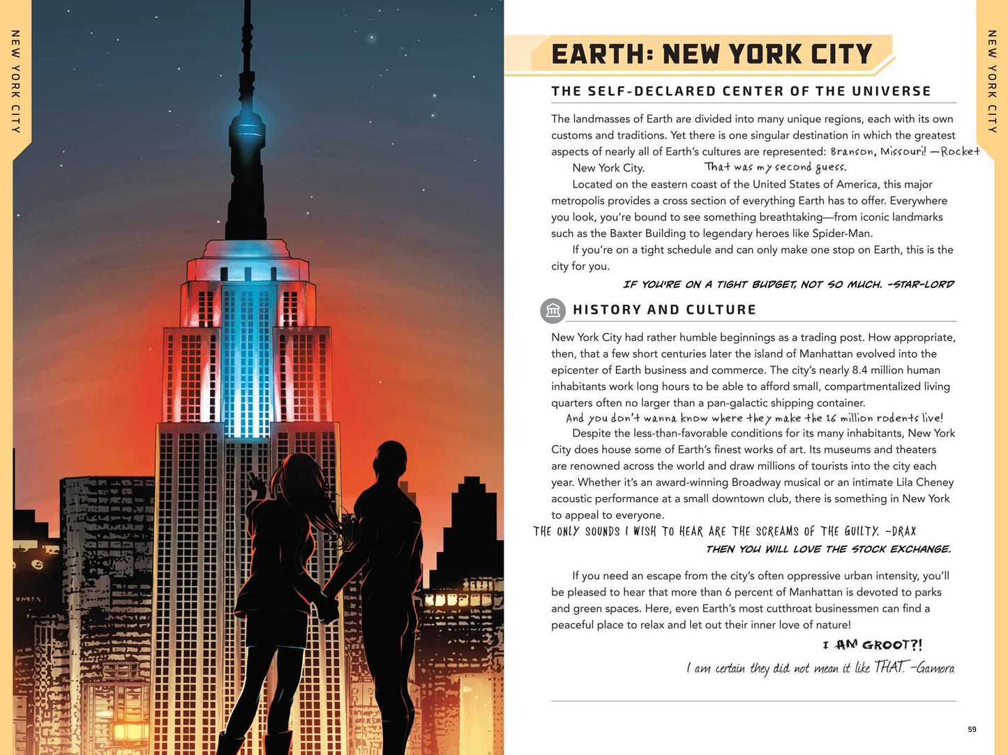 Hidden Universe Travel Guides: The Complete Marvel Cosmos: With Notes by the Guardians of the Galaxy