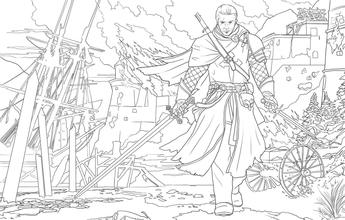 Assassin's Creed: The Official Coloring Book