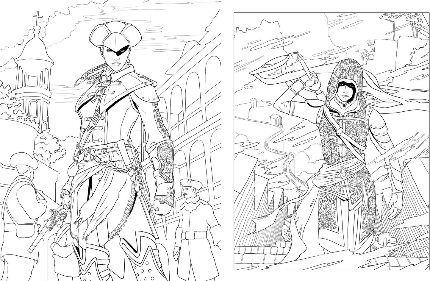 Assassin's Creed: The Official Coloring Book