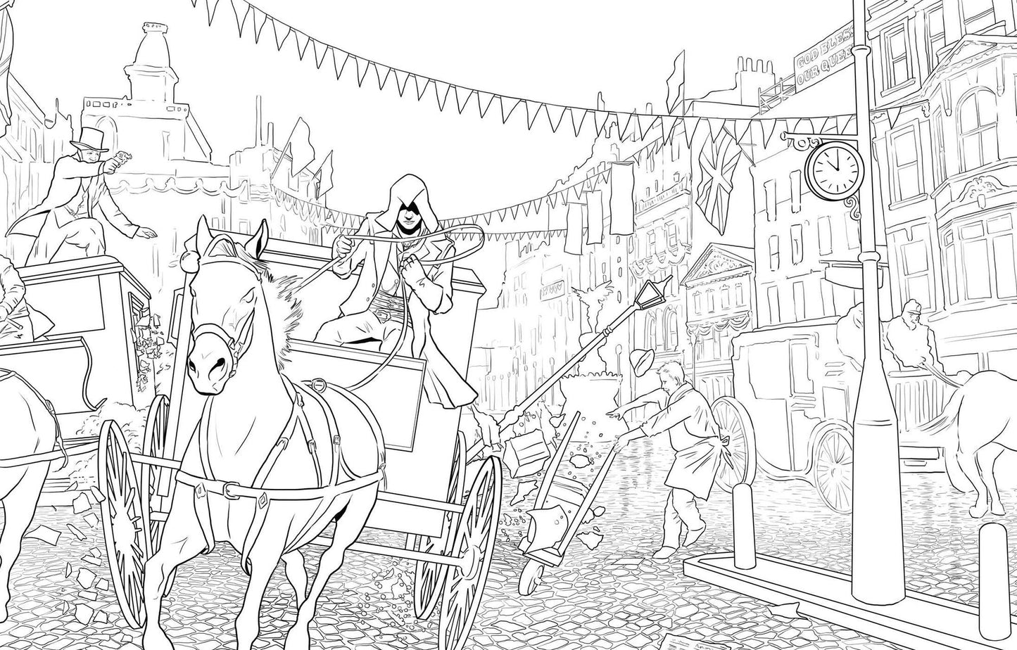 Assassin's Creed: The Official Coloring Book