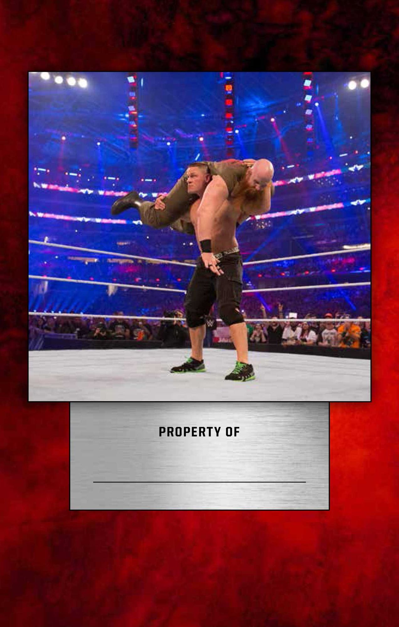 WWE Hardcover Ruled Journal