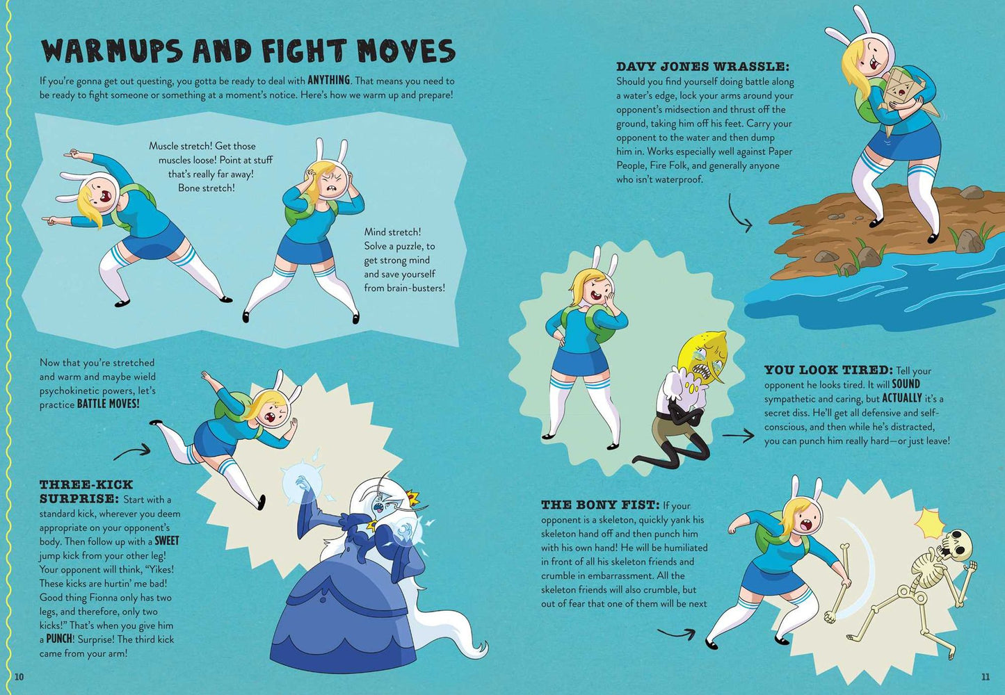 Adventure Time: How to Warrior by Fionna and Cake: A Tale of Deadly Quests, Daring Rescues, and Defeating Evil!