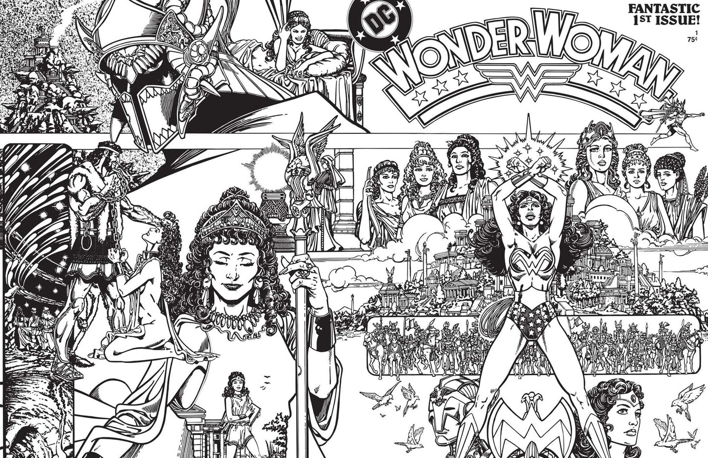 DC Comics: Wonder Woman Coloring Book