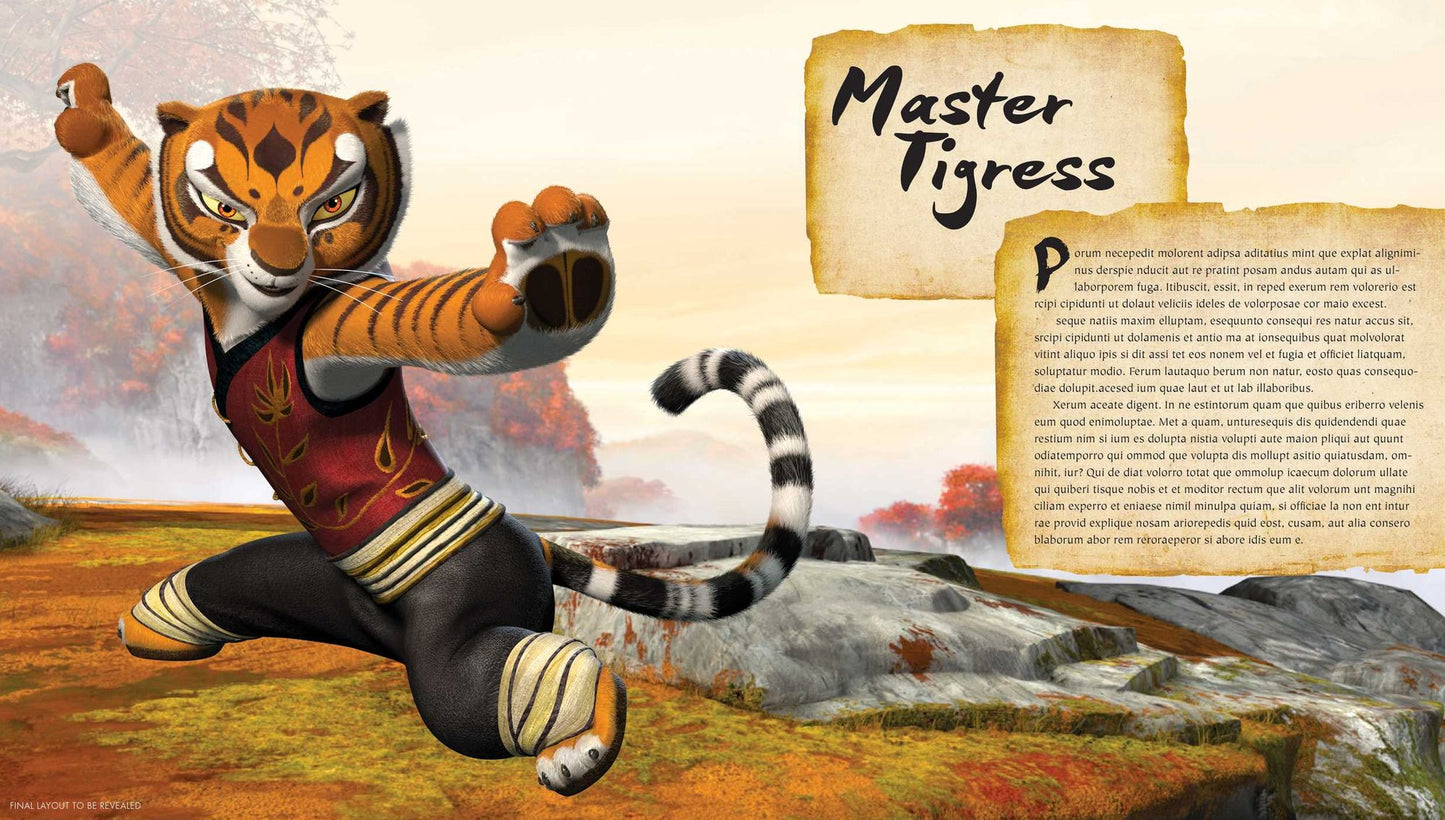 Kung Fu Panda: The Scroll of the Masters: An Explore-and-Create Activity Book and Play Set