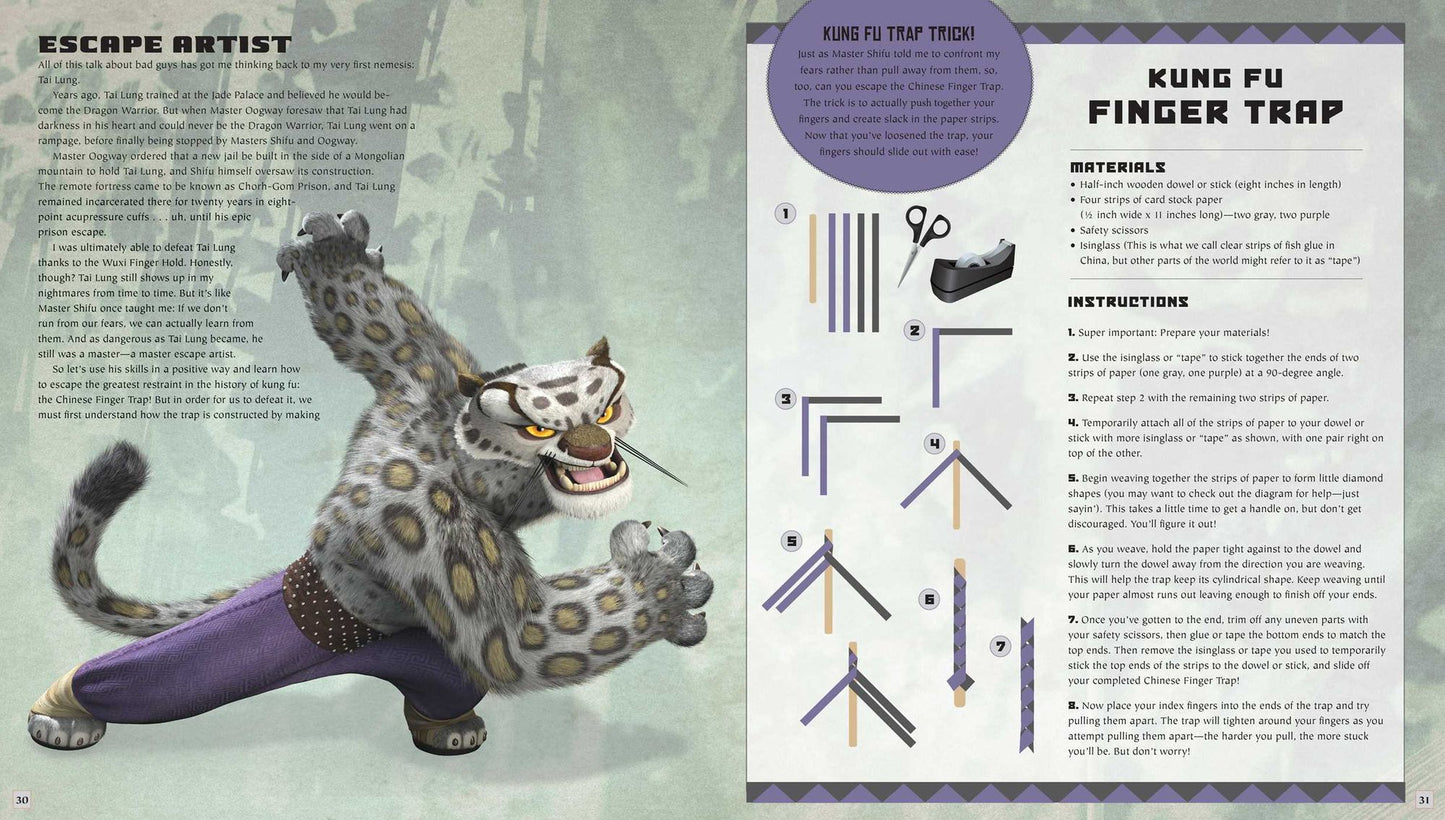 Kung Fu Panda: The Scroll of the Masters: An Explore-and-Create Activity Book and Play Set