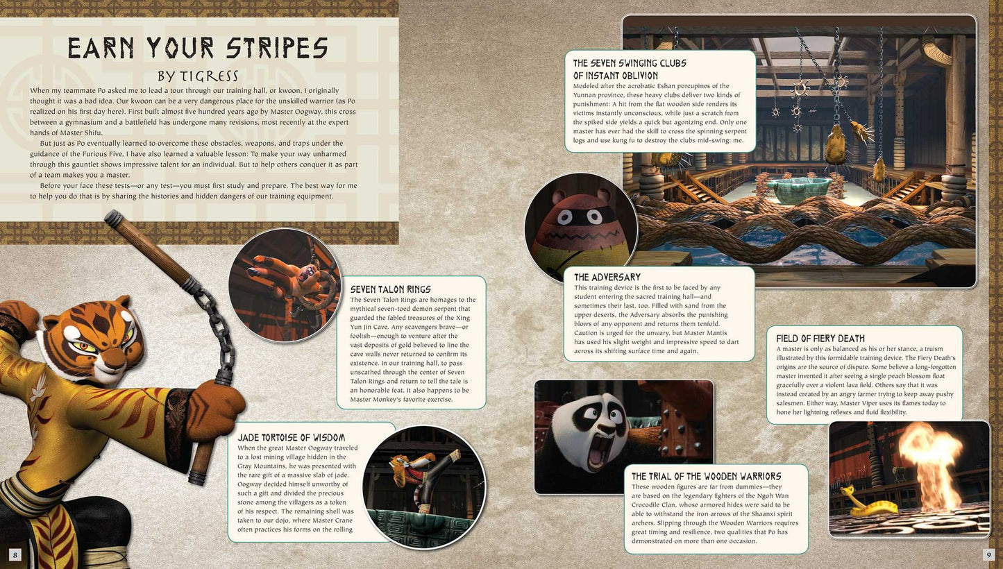 Kung Fu Panda: The Scroll of the Masters: An Explore-and-Create Activity Book and Play Set