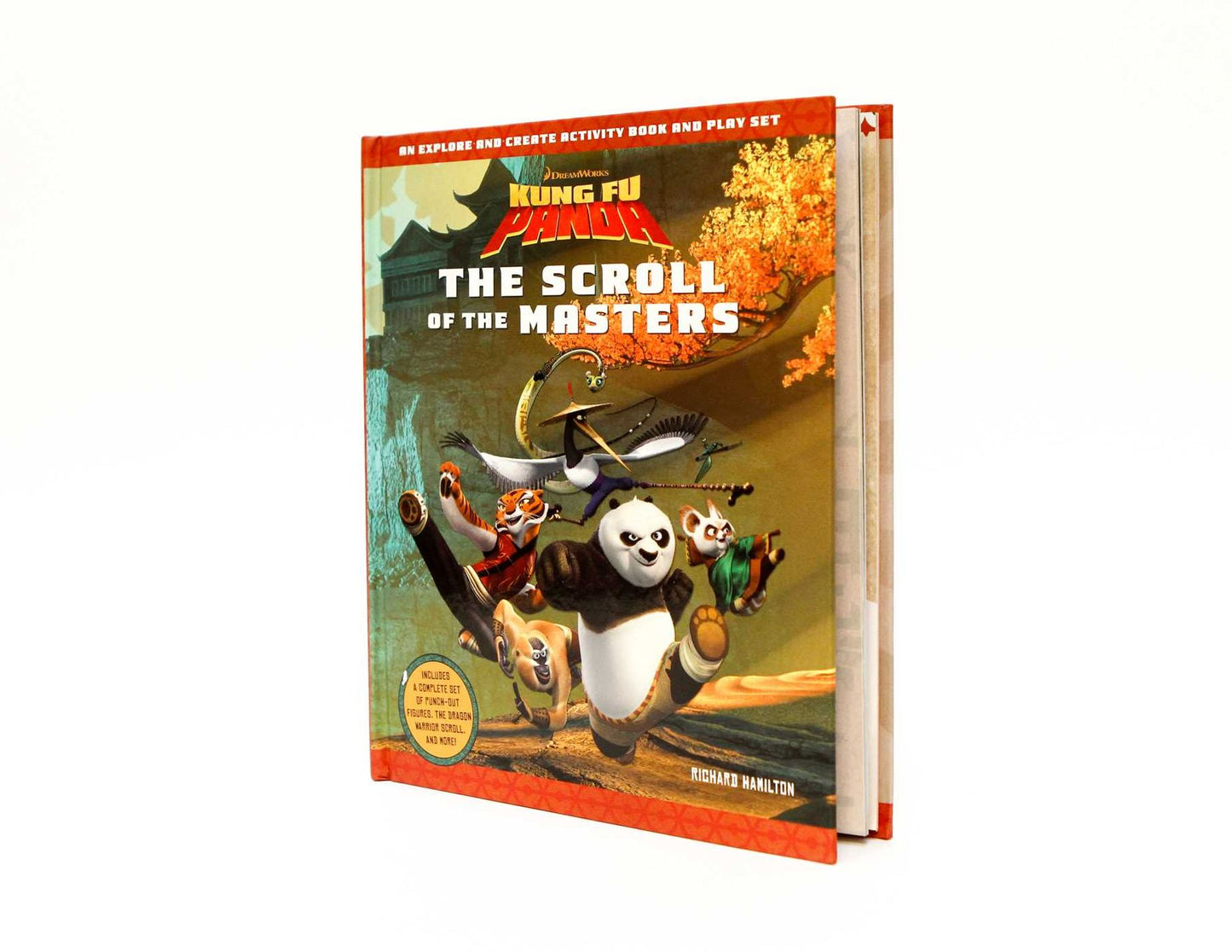 Kung Fu Panda: The Scroll of the Masters: An Explore-and-Create Activity Book and Play Set