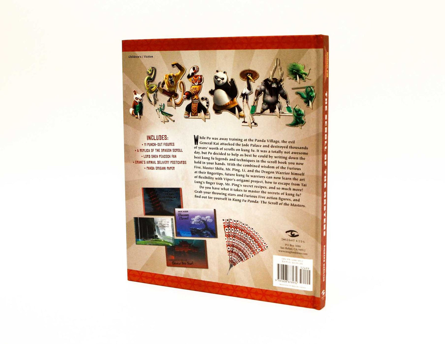Kung Fu Panda: The Scroll of the Masters: An Explore-and-Create Activity Book and Play Set