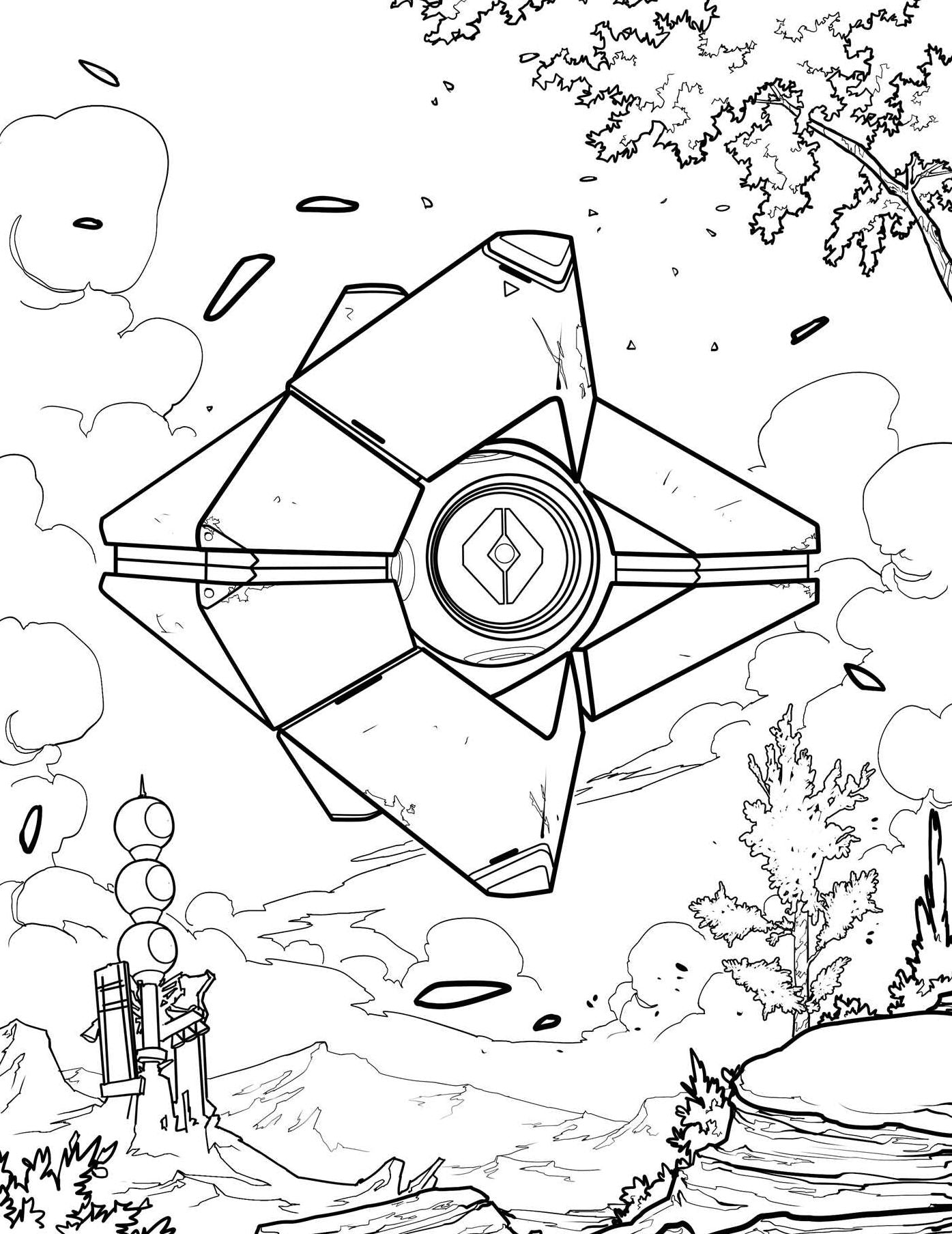 Destiny: The Official Coloring Book