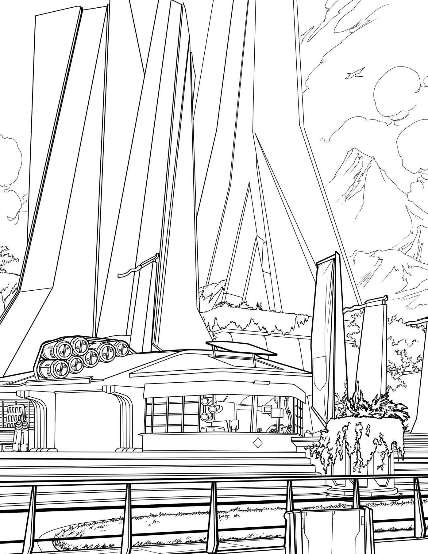 Destiny: The Official Coloring Book