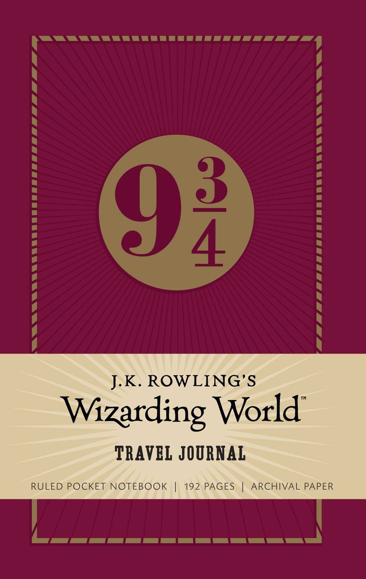 J.K. Rowling's Wizarding World: Travel Journal: Ruled Pocket Notebook