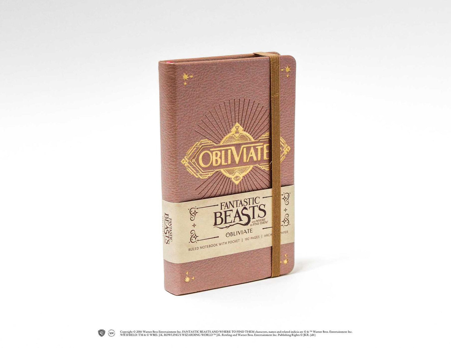 Fantastic Beasts and Where to Find Them: Obliviate Hardcover Ruled Notebook