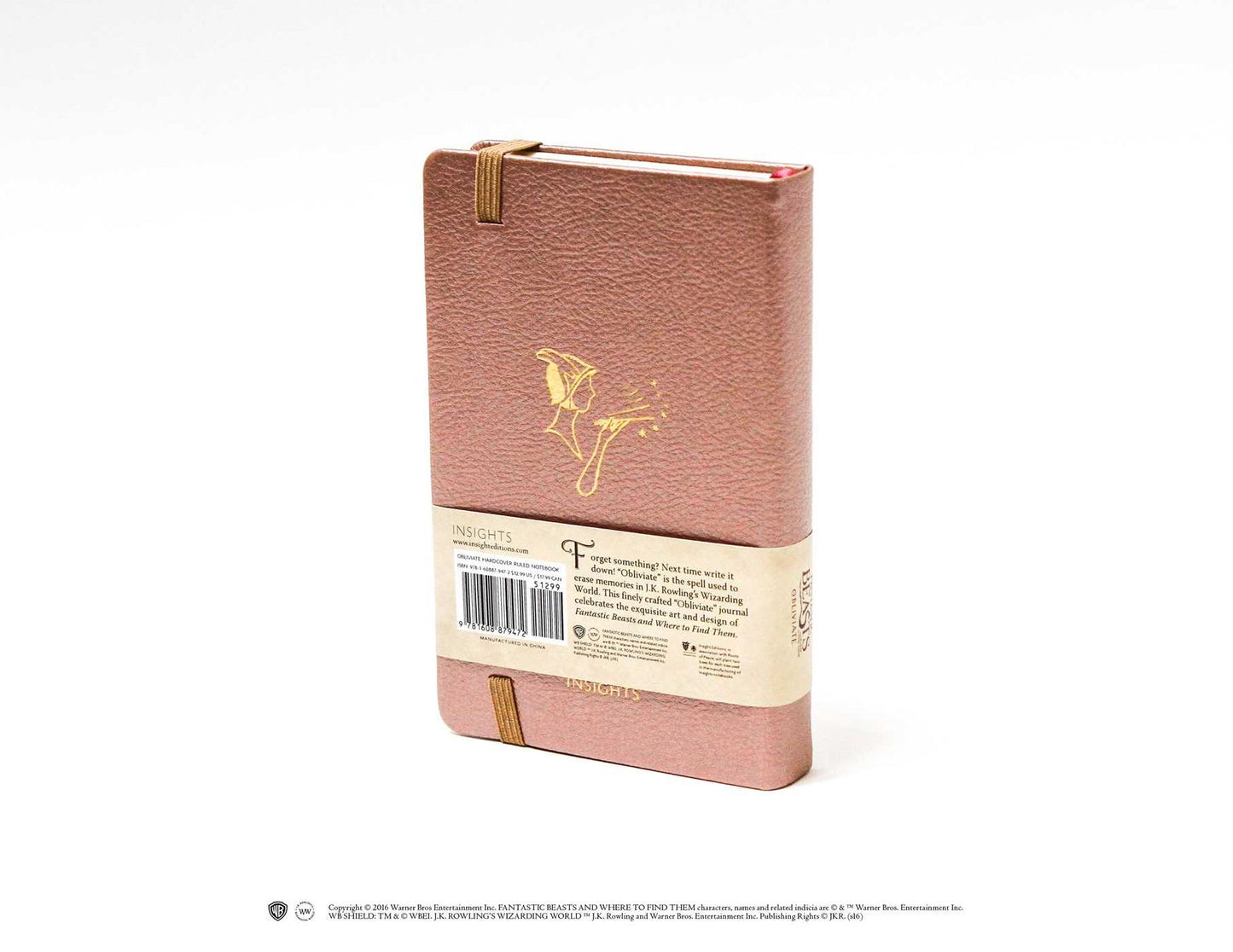Fantastic Beasts and Where to Find Them: Obliviate Hardcover Ruled Notebook