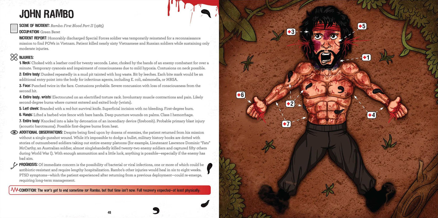 Ain't Got Time to Bleed: Medical Reports on Hollywood's Greatest Action Heroes