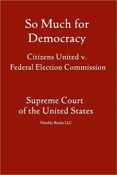 So Much For Democracy