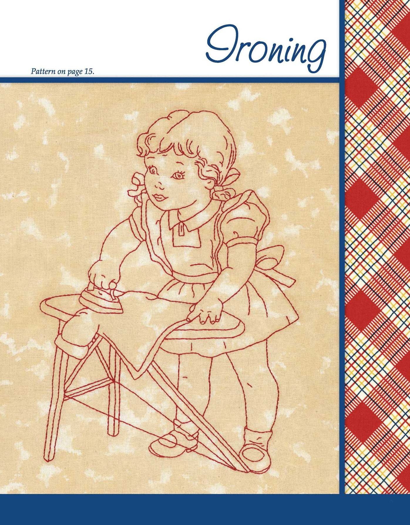 Work & Play, Redwork Through the Day (Leisure Arts #5274)