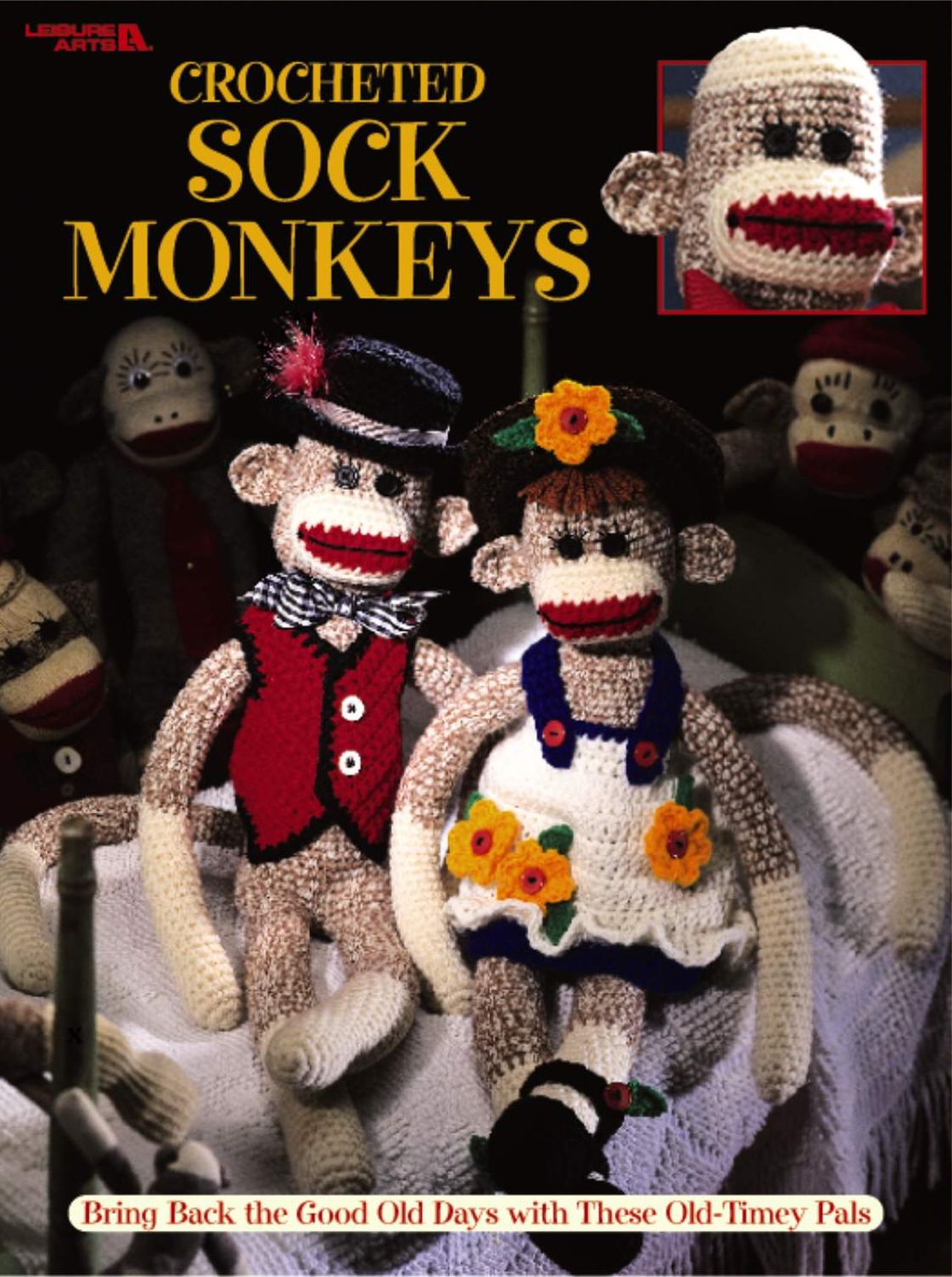 Crocheted Sock Monkeys (Leisure Arts #3130)