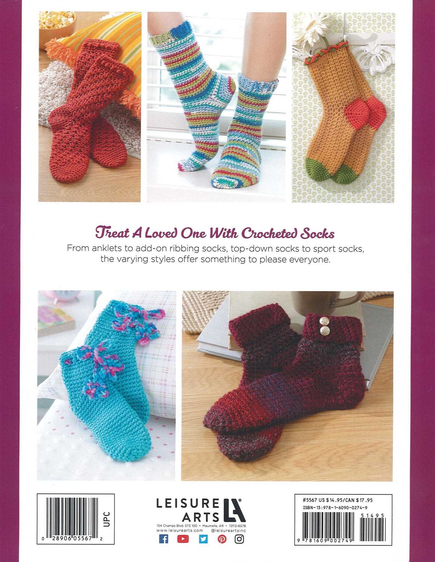 Learn to Crochet Socks for the Family