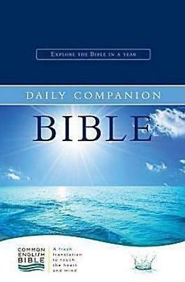 Common English Bible Daily Companion Bible Navy EcoLeather