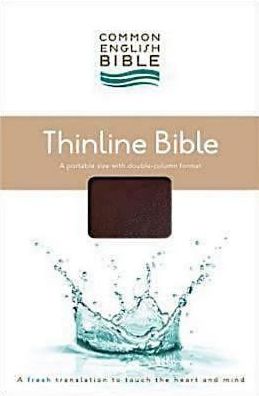 CEB Common English Thinline Bible EcoLeather Burgundy
