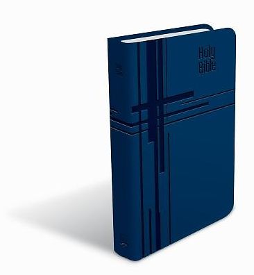 CEB Common English Premium Gift Bible Decotone Indigo Cross