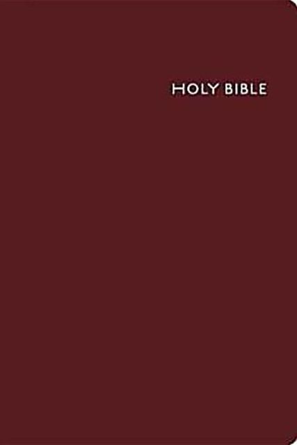 CEB Common English Bible Deluxe Gift and Award Imitation Leather Burgundy Red Letter