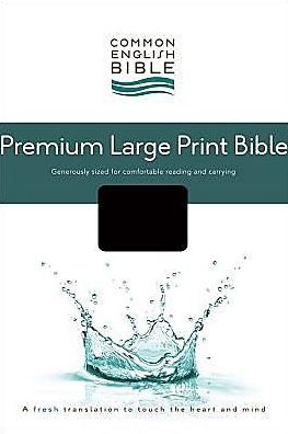 CEB Common English Bible Premium Large Print Decotone Black Onyx