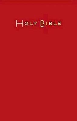 CEB Common English Large Print Church Bible Dark Red