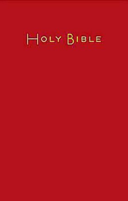 CEB Common English Large Print Church Bible Dark Red