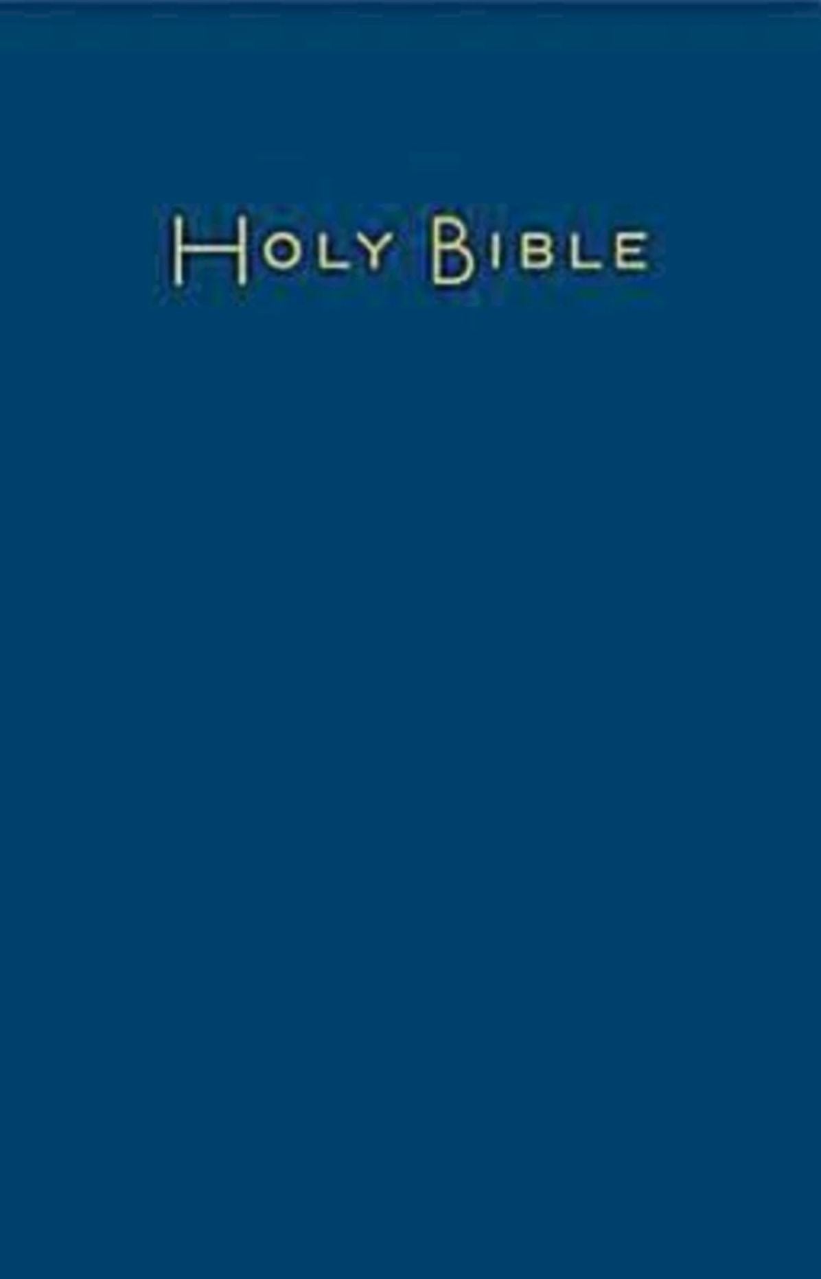 CEB Common English Large Print Church Bible Navy