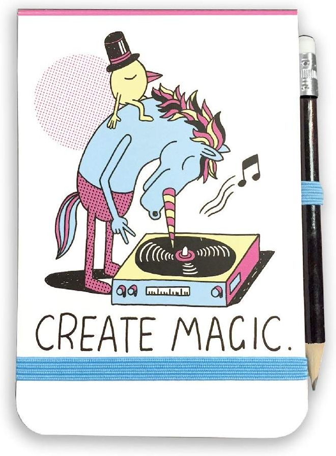 Jeremyville Notepad w/Pencil - Create Magic