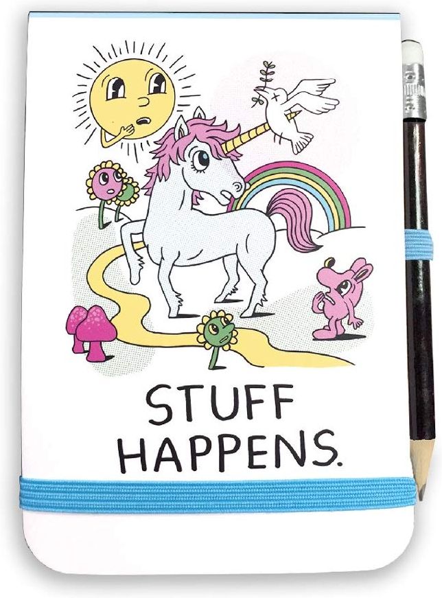 Jeremyville Notepad w/Pencil - Stuff Happens