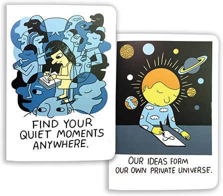 Jeremyville Notebook Set - Quiet Moments / Private Universe - 2 pack