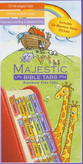 Rainbow Kids Tabs (Large Print -- QA test)