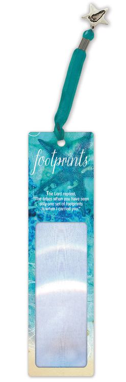 Footprints Magnifier Bookmark (Large Print -- QA test)