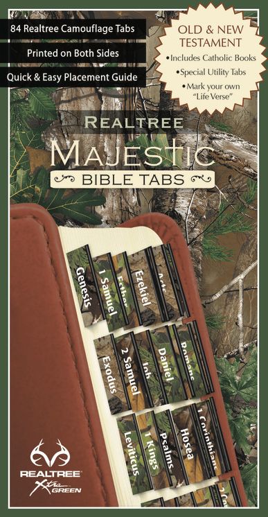 REALTREE Majestic Bible Tabs - Camo Version