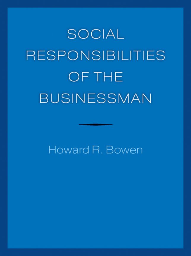 Social Responsibilities of the Businessman