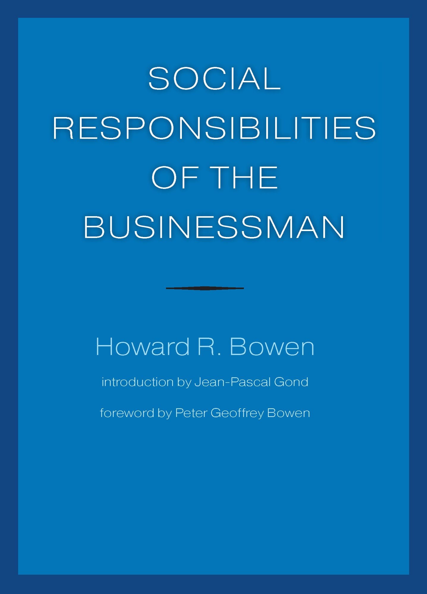 Social Responsibilities of the Businessman