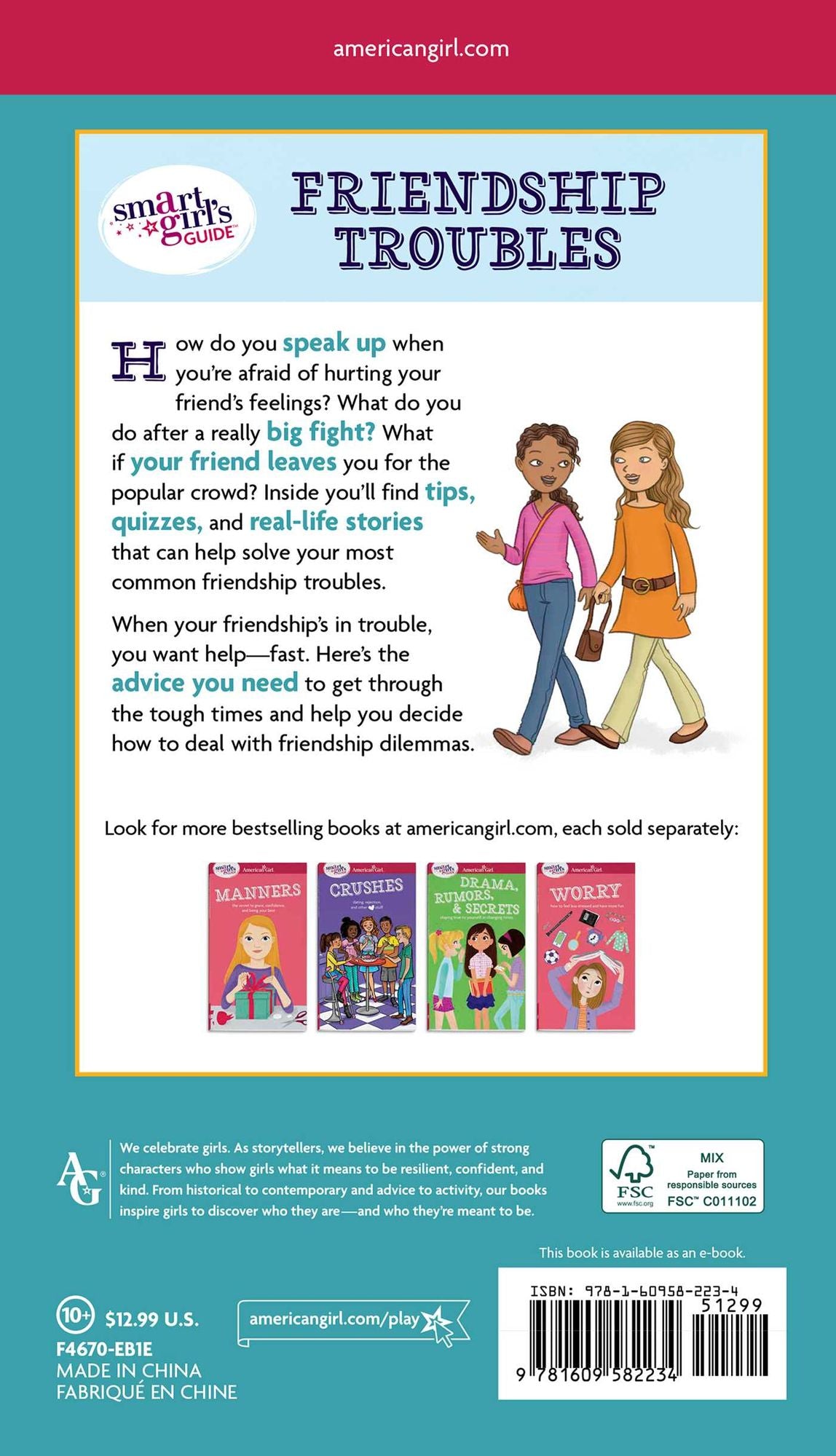 A Smart Girl's Guide: Friendship Troubles: Dealing with fights, being left out & the whole popularity thing