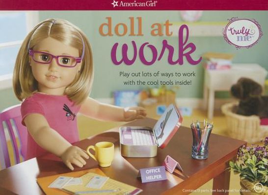 DOLL AT WORK: Play out lots of ways to work with the cool tools inside!