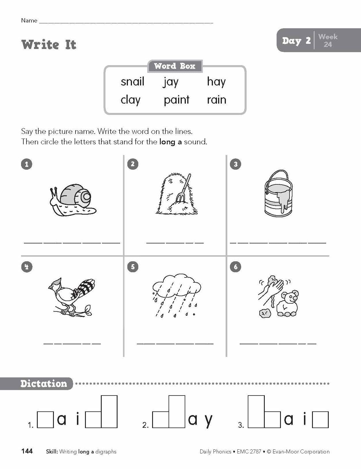 Daily Phonics Practice, Grade 1