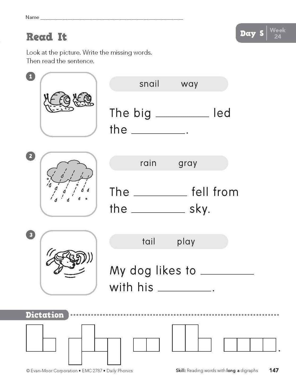 Daily Phonics Practice, Grade 1
